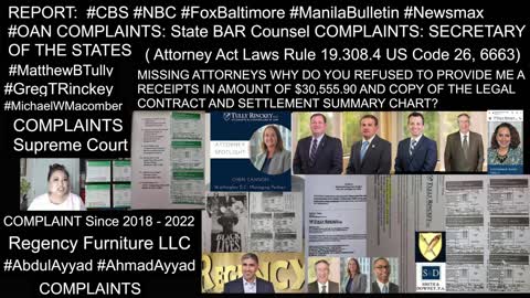 State BAR Counsel / Tully Rinckey PLLC Albany New York / Foxnews / OAN / Newsmax / Manila Bulletin