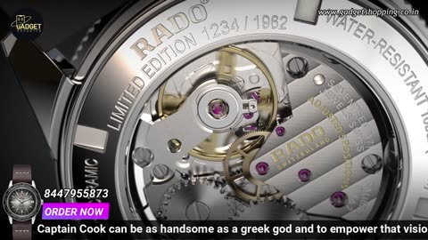 Rado Captain Cook High-Tech Ceramic Diver Wristwatch | RADO New Stylish Chain Watch #radowatches