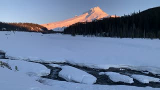 Alpine Glow – White River West Sno Park – Mount Hood – Oregon – 4K
