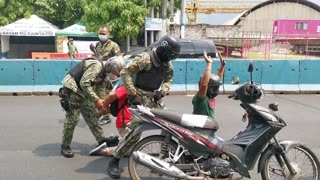 Police Chase on Bike