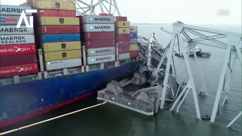 Second channel opens around collapsed Baltimore bridge, but not for shipping | Amaravati Today