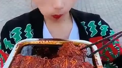 Chinese Eating Spicy Food Challenge