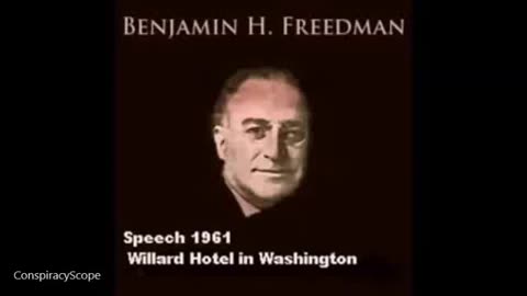 Benjamin Freedman speech 1961