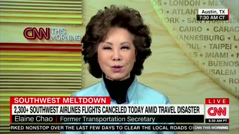 Ex-Transportation Sec. Elaine Chao Dives Into Southwest Airlines Disaster
