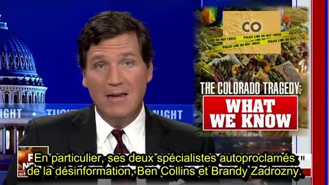 Tucker Carlson dénonce l'instrumentalisation mensongère par les médias du massacre du Colorado