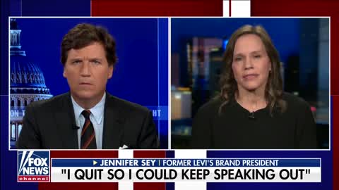 Levi’s president Jennifer Sey joins Tucker to talk about refusing to stay silent on COVID restrictions
