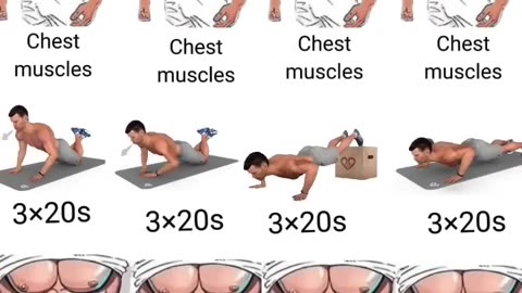 Effective workout for chest and Abs