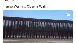 Trump wall vs. Obama wall