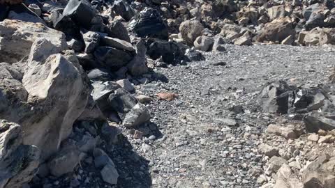 Central Oregon – Newberry Volcanic National Monument – Obsidian Clusters