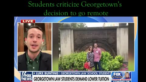 Georgetown law students demand refund or in-person learning