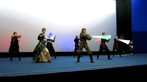 Lightsaber duel on StarFans - Star Wars Festival.