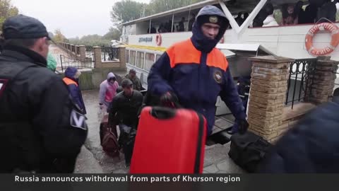 Russia withdraws troops from Kherson region, its only captured Ukrainian capital