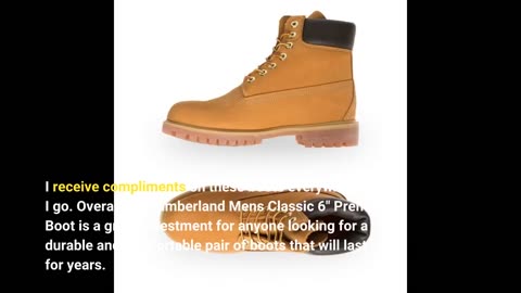 Buyer Comments: Timberland Men's Classic 6" Premium Boot