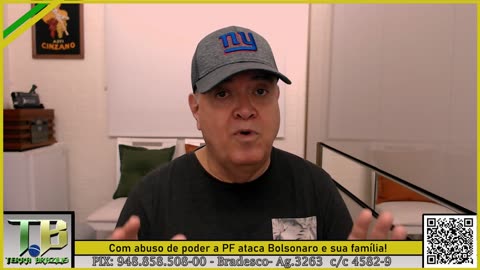 Com abuso de poder a PF ataca Bolsonaro e sua família!