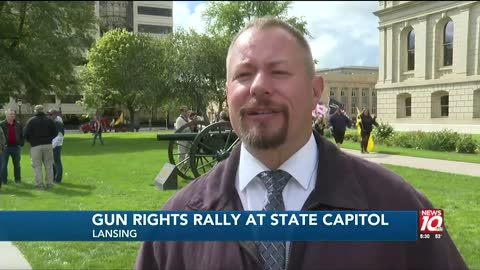 ADVOCATES MARCH FOR GUN FREEDOM AT MICHIGAN STATE CAPITOL