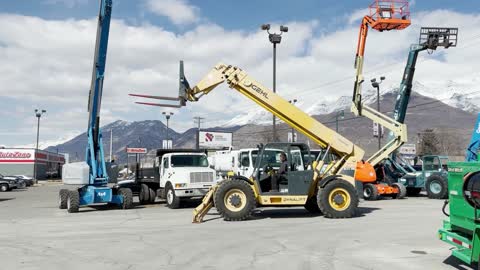 Telehandler Forklift 2013 Gehl DL11-55H 4x4x4 11,000 LB 55' Reach Fork Lift