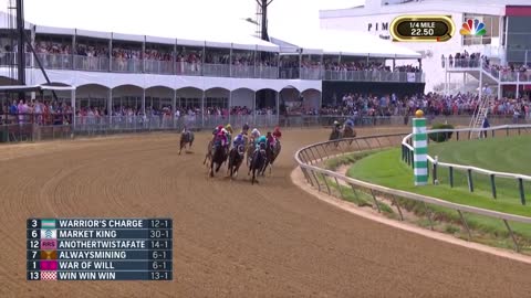 Preakness Stakes 2019 (FULL RACE), jockey John Velazquez thrown from horse | NBC Sports