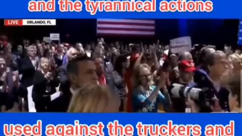 Trump shreds Trudeau and the tyrannical actions used against truckers & peaceful protesters in 🇨🇦