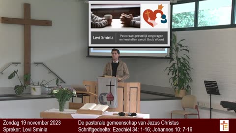 Levi Sminia | Pastoraat: geestelijk zorgdragen en herstellen - Baptistengemeente Amsterdam Noord