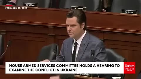 Ukraine Has A Corruption Problem - Matt Gaetz Grills DoD Inspector General