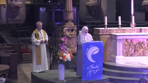 Muslima recites Sura Maryam at Saint-Sulpice Church