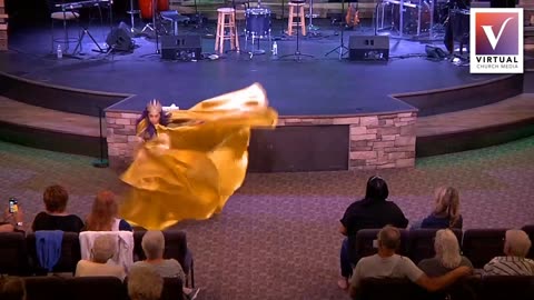 Gold angel wings Dance and Worship Session - Worth Watching! Joanna Hairabedian