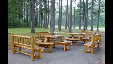 60 + Chair and Table Wood and Log Design Ideas 2022 - Creative and unique design