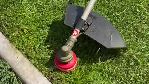 wonderful. Simple, fast and effective lawn mowing method