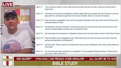 His Glory: Bible Studies: Judges 21