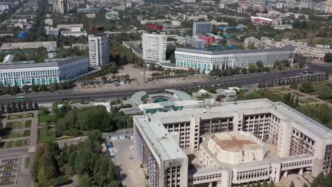 Gorgeous Almaty city. Big in size. Business center of Kazakhstan
