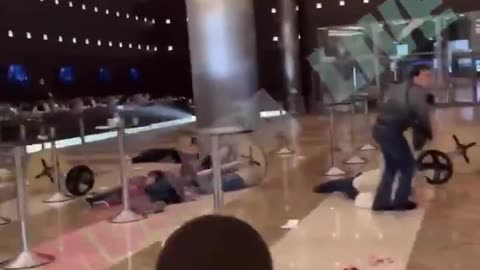 Moscow: GRAPHIC Footage Crocus Town Hall