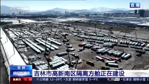 Chinese state media shows hospitals being built