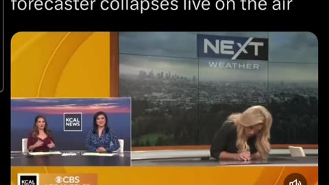 CBS LA Weather Forecaster Collapses Live On The Air