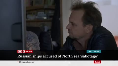Alleged Russian spy ships accused of North Sea sabotage - BBC News