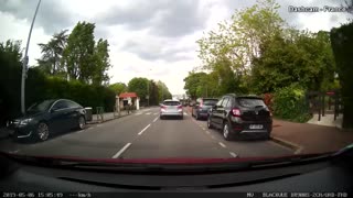 Daily Observation #76: A Scooter Accident in Paris France dashcam