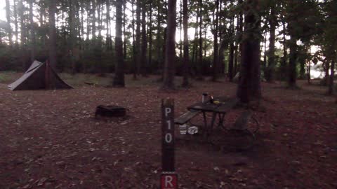 Camping and hiking at Martin Creek Lake State Park