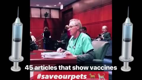 Veterinarian Testimony On How Vaccines Are Killing Our Pets