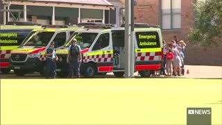 Eleven children, one adult, taken to hospital after explosion at Sydney primary school