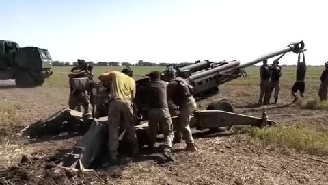 HOWITZER in Ukraine. JUST 90 seconds to get out... CashBack!
