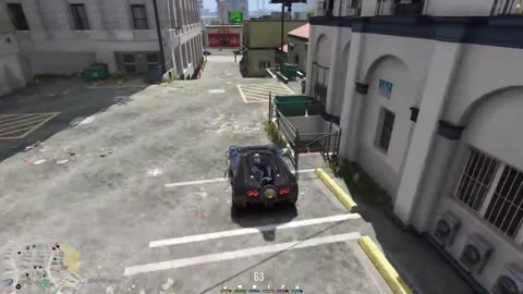 Robbing Banks Using Jet Lambo Flip Car in GTA 5