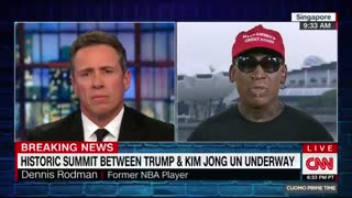 Weeping Dennis Rodman praises Trump, disses Obama over North Korea