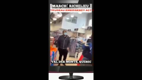 Jean-Francois Tanguay of Marche Richelieu kicks maskless mother out of store