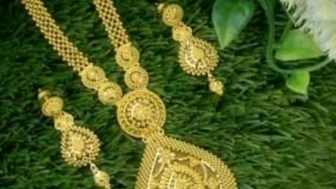 Latest Gold Necklace Design|| Gold Long Haram Gollection