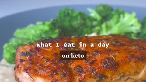 Full day of eating keto !!! 😊 #keto