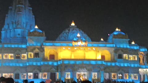Vrindavan Prem mandir ke bhavya darshan