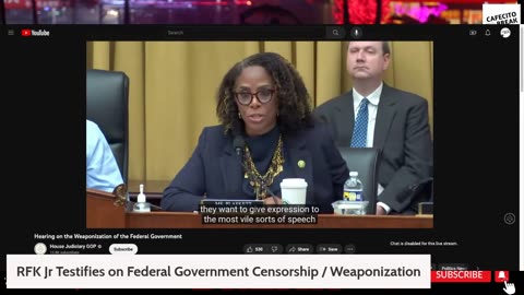 "If MAGA Republicans agree with you..." Ms. Plaskett Speaking at Censorship Hearing