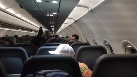 Passenger makes scandal approached