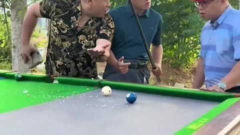 Funny billiards shots