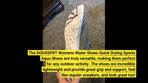 Real Feedback: DOUSSPRT Women's Water Shoes Quick Drying Sports Aqua Shoes