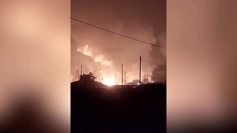 Fire seen near S. Korean military base